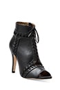 view 2 of 5 Magan Lace Up Peep Toe Bootie in Black