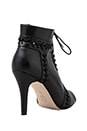 view 4 of 5 Magan Lace Up Peep Toe Bootie in Black