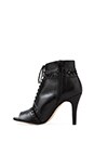 view 5 of 5 Magan Lace Up Peep Toe Bootie in Black