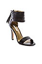 view 2 of 5 Callie Woven Leather Lace Sandal in Black