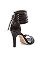 view 4 of 5 Callie Woven Leather Lace Sandal in Black
