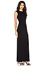 view 2 of 4 Viscose Stretch Cut Out Maxi Dress in Black