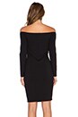 view 3 of 4 Off The Shoulder Dress in Black