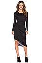 view 1 of 3 Asymmetric Dress in Black