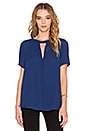 view 1 of 3 Short Sleeve Top in Navy