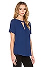 view 2 of 3 Short Sleeve Top in Navy