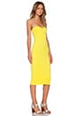 view 2 of 3 Bandeau Midi Dress in Lime