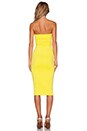 view 3 of 3 Bandeau Midi Dress in Lime