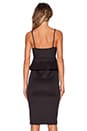 view 3 of 4 Cami Peplum Dress in Black