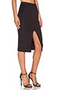 view 2 of 3 Bodycon Pencil Skirt in Black