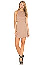 view 4 of 4 Button Wrap Mini Skirt in Nude