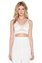 view 1 of 3 Mesh Insert Bralet in Cream