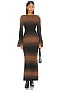 view 1 of 3 Soraya Maxi Dress in Chocolate