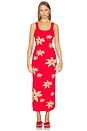 view 1 of 3 Aggie Maxi Dress in Rojo