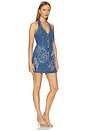 view 2 of 4 Wynn Denim Mini Dress in Bluestone