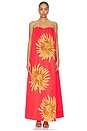 view 1 of 3 Verona Maxi Dress in Rojo Sunflower