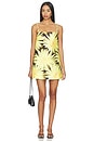 view 1 of 3 Palma Mini Dress in Yellow & Pink