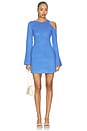 view 1 of 4 ROBE COURTE ESCENA in Cornflower