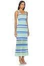 view 2 of 4 ROBE MAXI MARIS in Ice Stripe