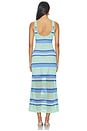 view 3 of 4 ROBE MAXI MARIS in Ice Stripe