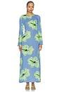 view 1 of 3 MAXIVESTIDO LEONA in Blue