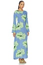 view 2 of 3 MAXIVESTIDO LEONA in Blue