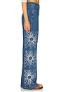 view 3 of 6 Amana Denim Flare Jean in Bluestone