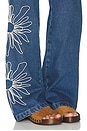 view 6 of 6 Amana Denim Flare Jean in Bluestone