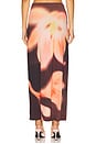 view 4 of 6 Veda Maxi Skirt in Cocoa Flower