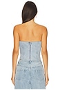 view 3 of 4 El Toro Bustier in Denim