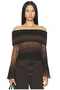 view 1 of 4 Soraya Off Shoulder Top in Chocolate