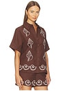 view 3 of 6 Parco Shirt in Chocolate