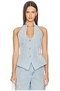 view 1 of 6 CHALECO DENIM AMANA in Denim
