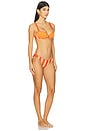 view 2 of 3 Concha Bikini in Tangerine