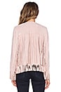 view 3 of 4 Ryder Classic Fringe Jacket in Dusty Rose Suede