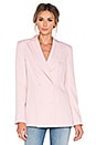 view 2 of 5 The Divergence Tuxedo Jacket in Pastel Pink