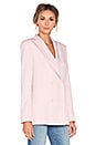 view 3 of 5 The Divergence Tuxedo Jacket in Pastel Pink