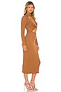 view 2 of 3 ROBE MI-LONGUE in Tonal Camel