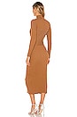 view 3 of 3 ROBE MI-LONGUE in Tonal Camel