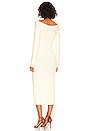 view 3 of 3 Rib Knit Midi Dress in Off-White