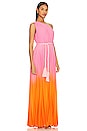 view 2 of 3 Garrett Pleated Gown in Ombre Sorbet