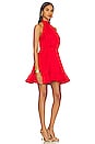 view 2 of 3 Amiri Halter Mini Dress in Red Pepper