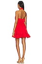 view 3 of 3 Amiri Halter Mini Dress in Red Pepper