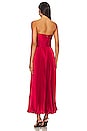 view 3 of 3 BELLE ストラップレスドレス in Cranberry Red