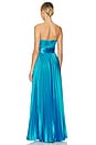 view 4 of 4 Stef Pleated Gown in Adonis Blue