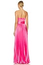 view 3 of 3 Stef Pleated Gown in Pink Lotus