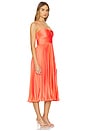 view 2 of 3 VESTIDO MIDI KRISLEY in Spicy Coral