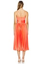 view 3 of 3 VESTIDO MIDI KRISLEY in Spicy Coral