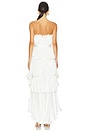 view 3 of 4 Janey Tiered Shell Midi Dress in Ivory