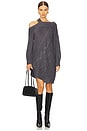 view 1 of 4 Salem Oversized Knit Dress in Charcoal Cloud